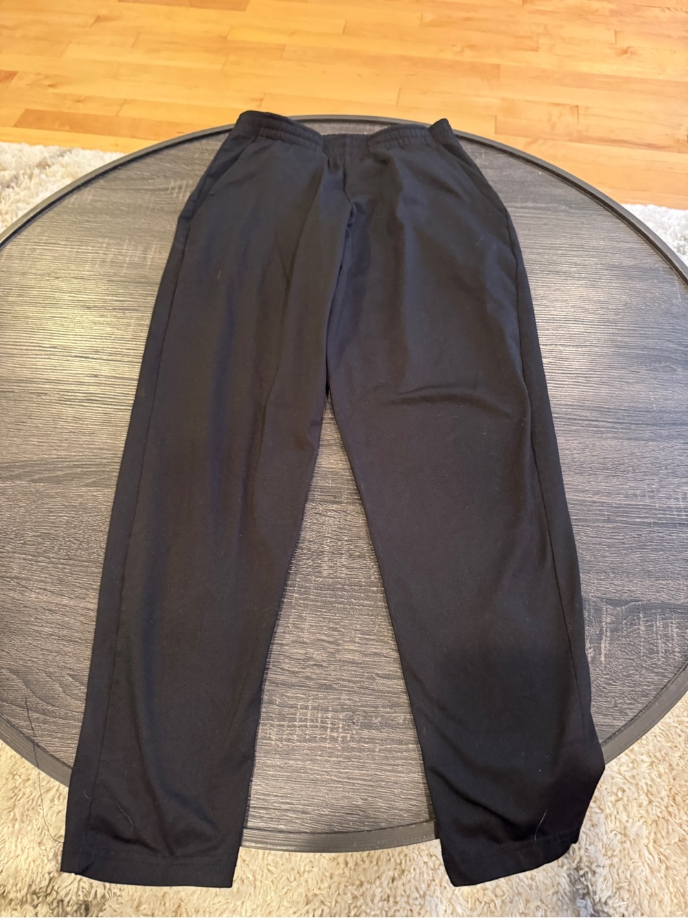 Varsity cheer joggers- Black Cropped Women's Pants - Tapered Ankle Fit